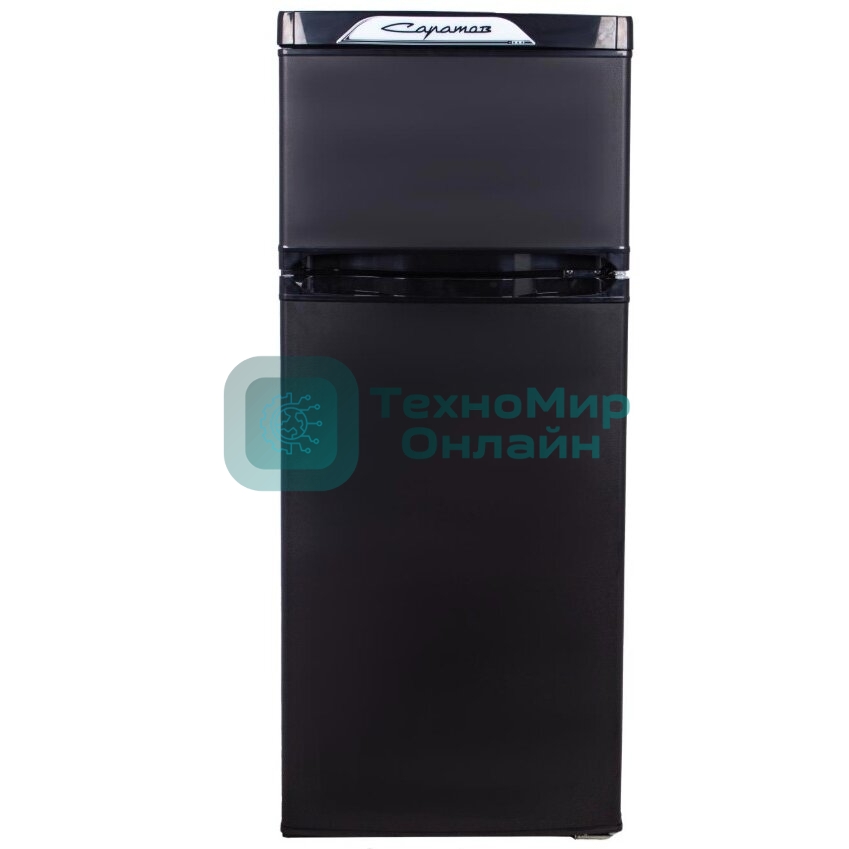 Холодильник Саратов 264 (КШД-150/30) черный муар двухкамерный 122/30л морозилка сверху
