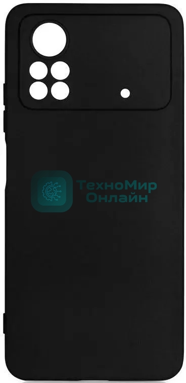 Чехол (клип-кейс) DF poCase-04, для Xiaomi Poco X4 Pro 5G, черный pocase-04 (black)