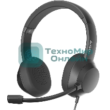 Гарнитура A4Tech Fstyler FH150U чёрный, проводная