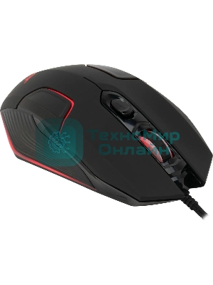 Мышь проводная Acer OMW170 черный, 3200 dpi, USB, кнопки - 6