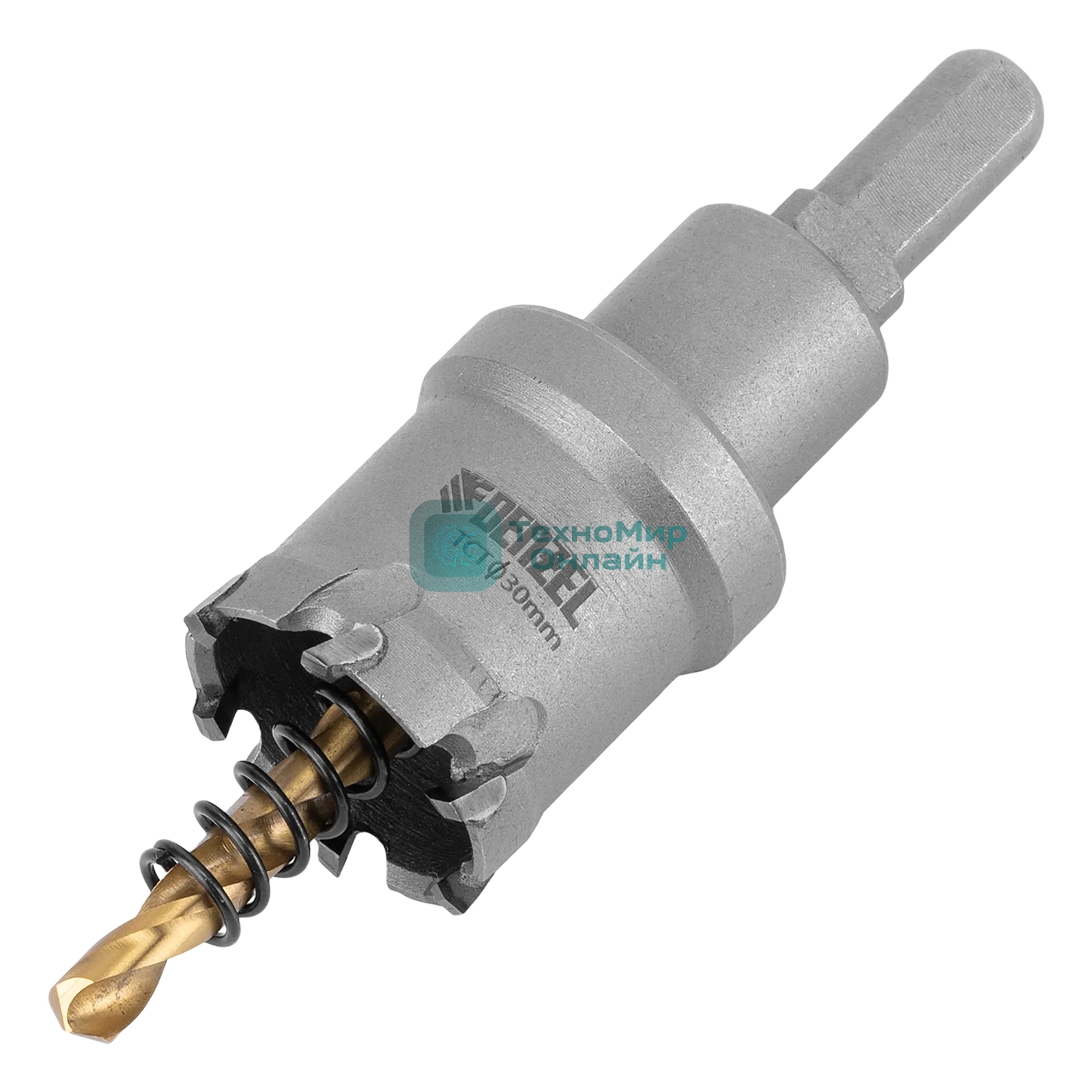 Коронка по металлу Denzel твердосплавная, 30 мм