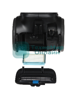 Пылесос Philips FC9571/01 черный/фиолетовый, 410/1900 Вт, уборка сухая, пылесборник контейнер 1.5 л