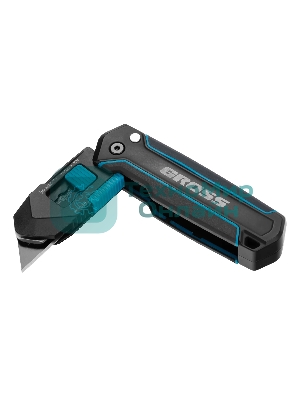 Нож-скребок складной Gross 78891, 19 мм, сменное лезвие, SK2, 5 запас. лезвий, алюмин. корпус, клипса