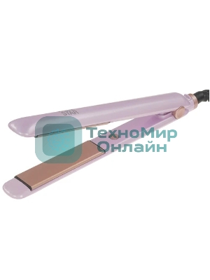 Выпрямитель для волос Homestar HS-8018 фиолетовый, 28 мм, 200 °C, 1 режим