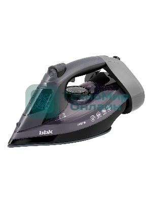 Утюг BBK ISE-2412 (L) сиреневый, 2400 Вт, 40 г/мин, 140 г/мин, 400 мл