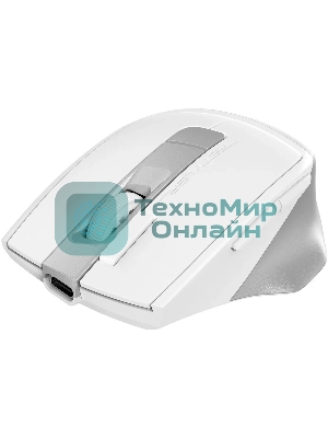 Мышь беспроводная A4Tech Fstyler FB45CS Air белый/серебристый, 2000 dpi, радиоканал, Bluetooth, USB, кнопки - 7