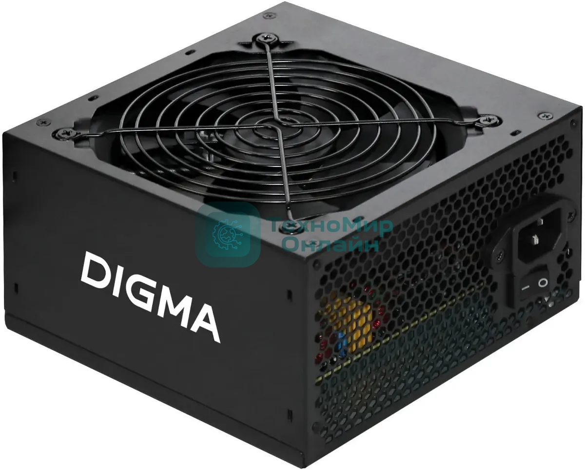 Блок питания Digma DPSU-550W, 550Вт, 120мм, черный