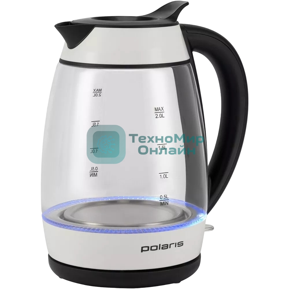 Чайник электрический Polaris PWK-2092СGL белый