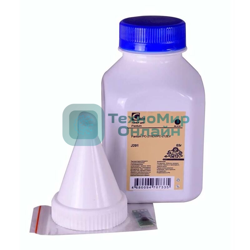 Заправочный комплект Pantum GalaPrint GP-PC-211EV для принтеров Pantum P2200/P2207/P2507/P2500W/P2200/P2207/P2507/P2500W (тонер 65гр + чип + воронка)