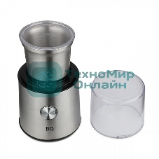 Кофемолка BQ CG1003, 200 Вт, 85 г максимальная загрузка, стальной/черный