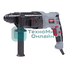 Перфоратор ПОБЕДА П-28/975, SDS+, 975Вт, макс. диаметр бурения 28мм, 1200об/мин, 5300уд/мин, дополнительная рукоятка, глубиномер, кейс