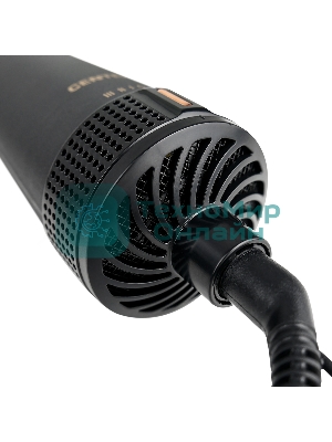 Фен-щетка Centek CT-2062 черный/золотистый, 1200 Вт, 80 мм, ионизация