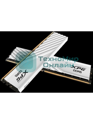 Оперативная память XPG Lancer Blade, DDR5, 32GB (2x16GB), 6000MHz, CL34, DIMM, с радиаторами, белый