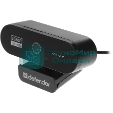 Веб-камера G-lens 2580 FullHD 1920x1080, 30 кадр/с, USB Type-A, микрофон (шумоподавление), автоматическая фокусировка, автоосвещение, штатив в комплекте