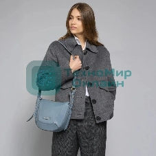 Сумка женская The Bridge Fedora 04320501/KP голубая натур.кожа