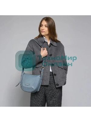 Сумка женская The Bridge Fedora 04320501/KP голубая натур.кожа