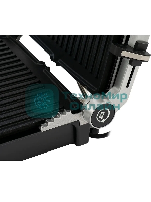 Гриль электрический Hyundai HYG-5047 2200Вт черный/черный