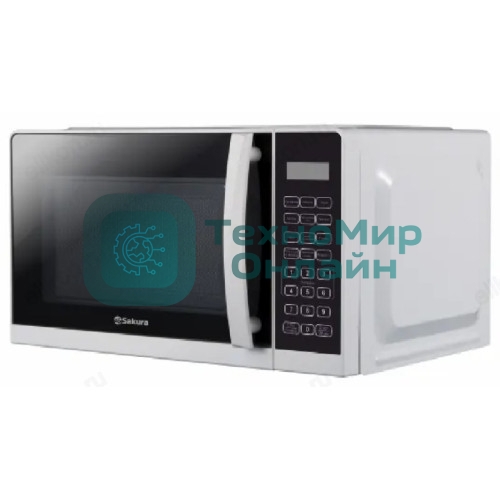 Микроволновая печь Sakura SA-7052W белый, 20 л, 700 Вт, переключатели - сенсор