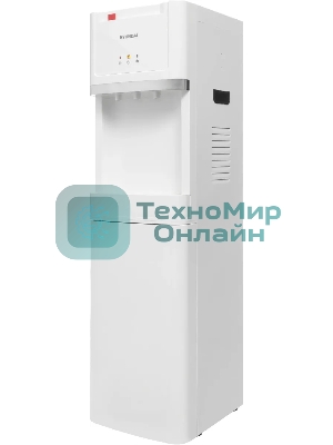 Кулер Hyundai H-WD3406E напольный, электронный, белый