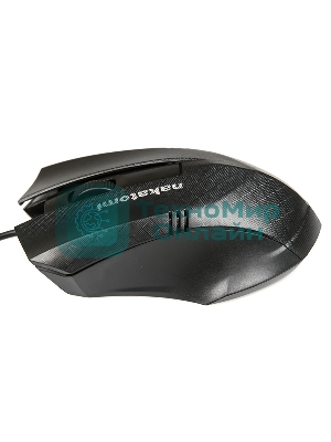 Мышь проводная Nakatomi MON-04U черный, 800 dpi, USB, кнопки - 3