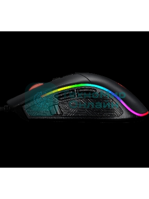 Мышь проводная Jet.A Panteon PS80 черный, 5000 dpi, USB, кнопки - 9