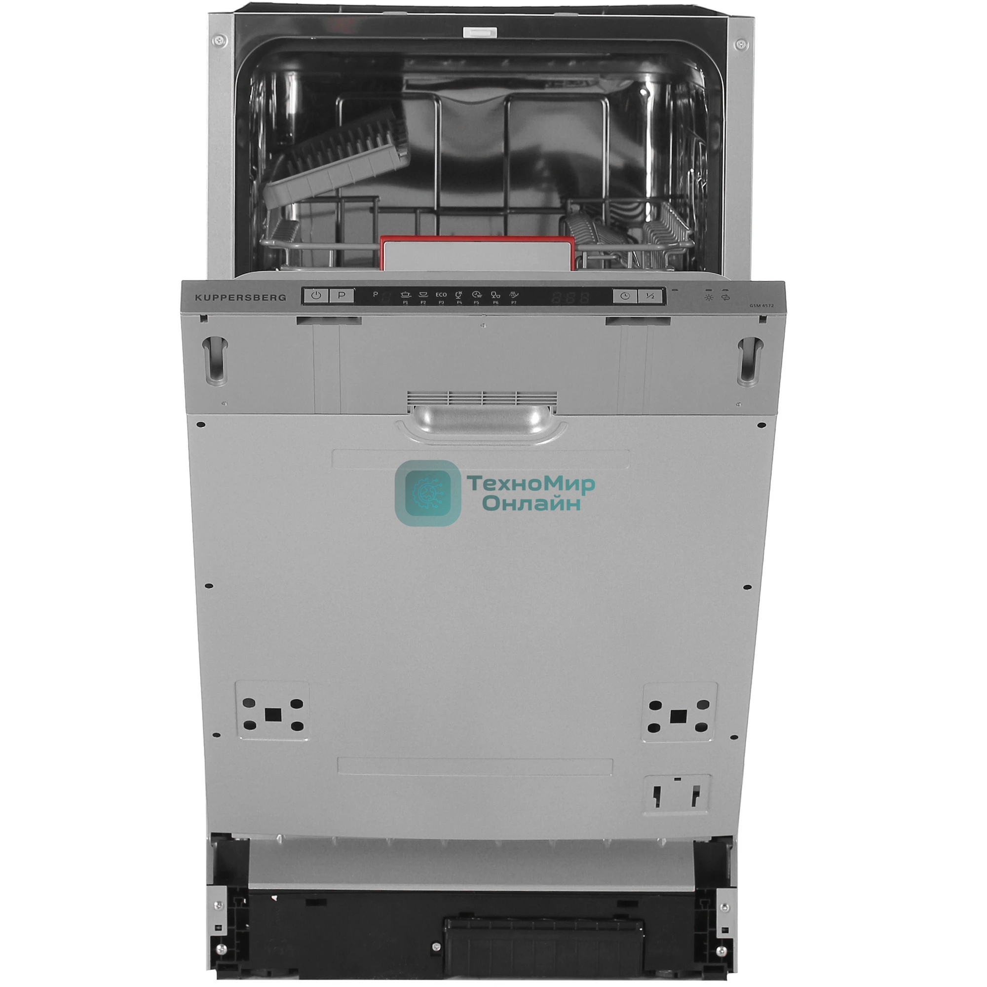 Встраиваемая посудомоечная машина Kuppersberg GSM 4572, серебристый, 44.8 см, 9 компл., 49 дБ, класс A++
