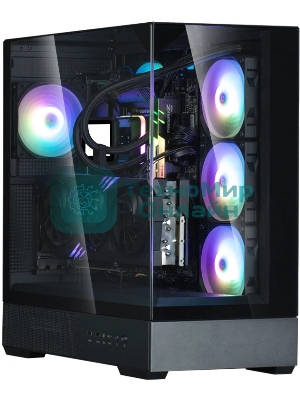Компьютерный корпус ZALMAN P40 Prism, ATX, черный, WINDOW, 2x3.5
