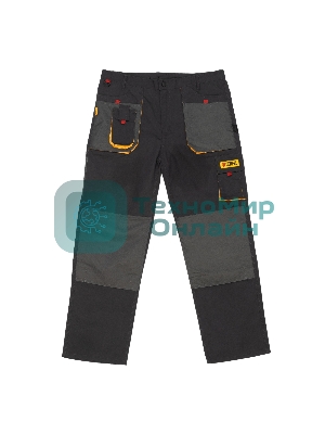 Брюки профессиональные рабочие Denzel 65% полиэстер 35% хлопок, XXXL