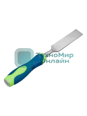 Долото-стамеска Сибртех, 28 мм, двухкомпонентная рукоятка