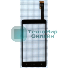 Сенсорное стекло (тачскрин) для HTC One SU T528w, черное