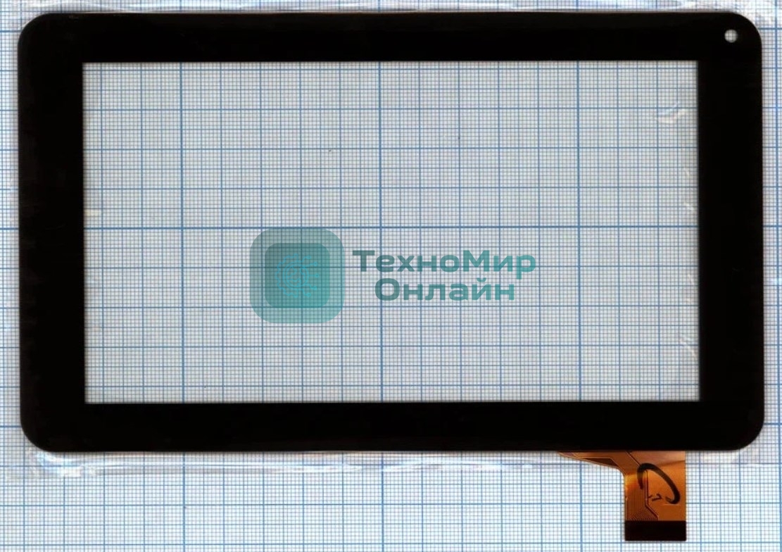 Сенсорное стекло (тачскрин) FM700405KD, черное