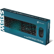 Комплект клавиатура+мышь Oklick S315W беспроводной, USB, 1600 DPI, чёрный