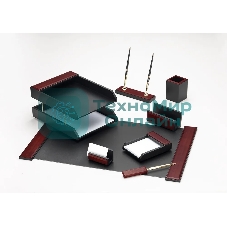 Настольный набор Good Sunrise M8G-1A (8 предметов) красное дерево МДФ черный/бордовый