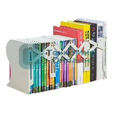 Подставка-ограничитель для книг Deli 78631GREY серый