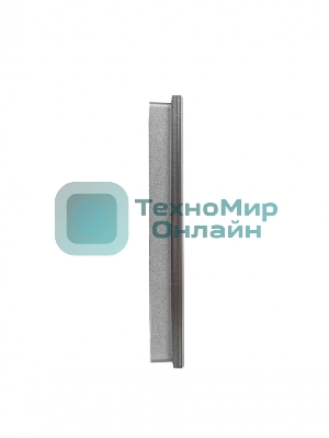 Рамка 1-местная IEK BRITE РУ-1-1-БрА (BR-M12-M-K47) металл алюминий