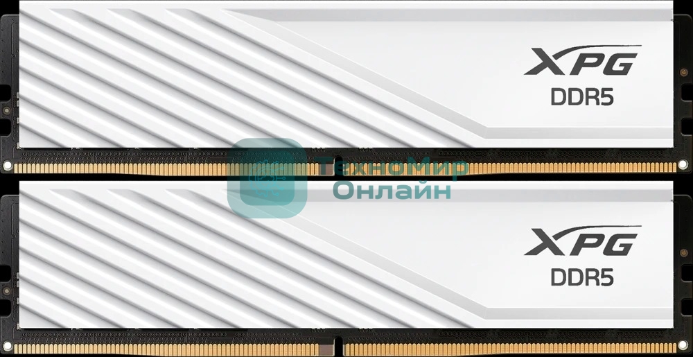 Оперативная память XPG Lancer Blade, DDR5, 32GB (2x16GB), 6000MHz, CL34, DIMM, с радиаторами, белый