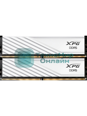 Оперативная память XPG Lancer Blade, DDR5, 32GB (2x16GB), 6000MHz, CL34, DIMM, с радиаторами, белый