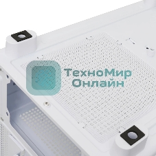 Компьютерный корпус HSPD F510, Panoramic Mid Tower, белый, TG, 0.5 SPCC, 3x120мм ARGB ATX, mATX, mITX 180/280/160мм 1x2.5