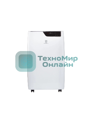 Кондиционер мобильный Electrolux EACM-09 GT/N6 9000 BTU, 24 м², 50 дБ, охлаждение, обогрев, осушение, белый