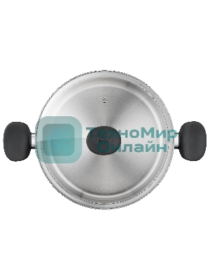 Кастрюля Tefal Primary E3084374 2.1л. d=18см (с крышкой) стальной (2100120956)