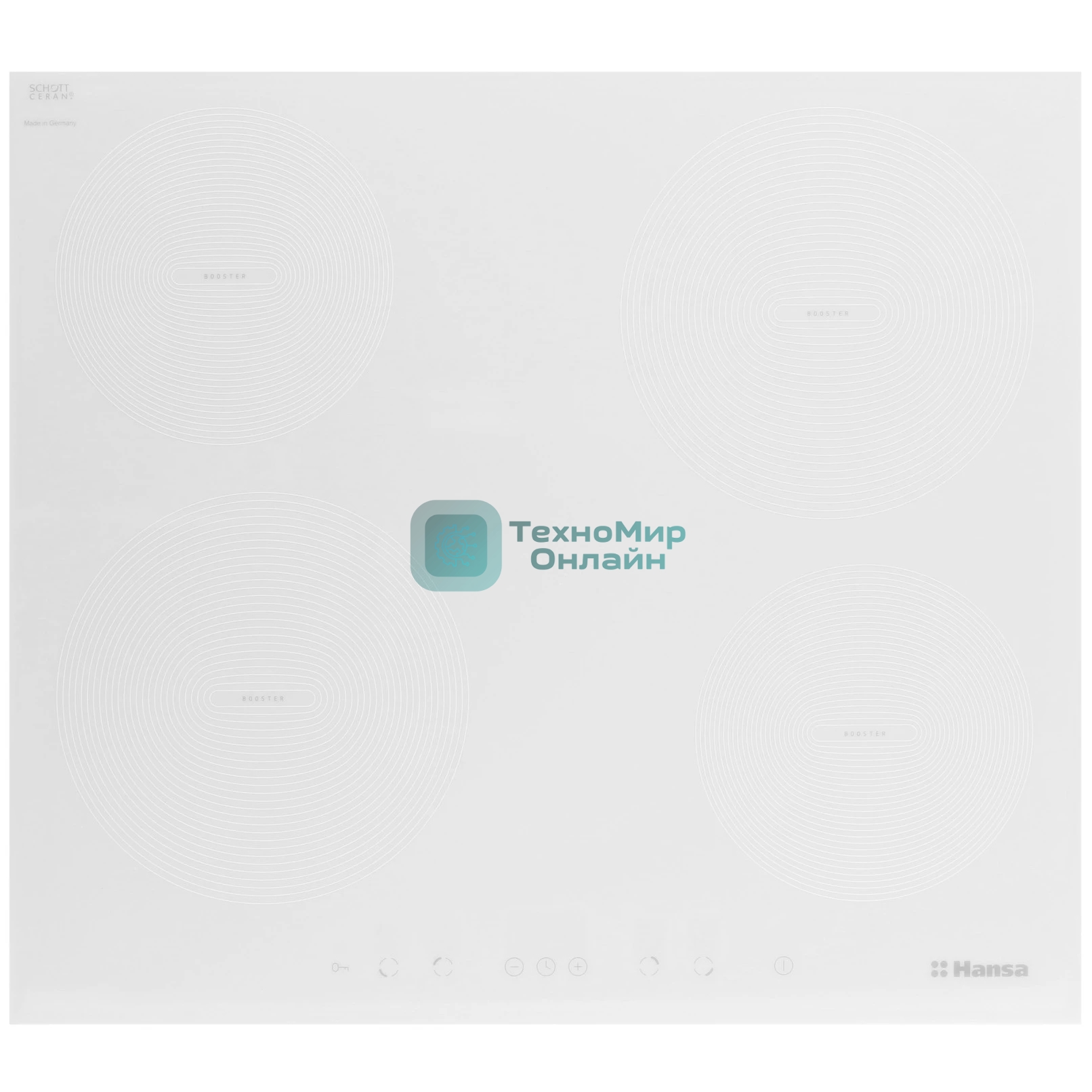 Индукционная варочная панель Hansa BHIW68308 белый