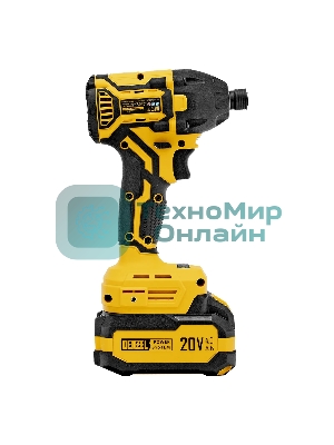Винтоверт ударный аккумуляторный бесщет. Denzel CIDH-BL-20-270, Li-Ion, 20 В