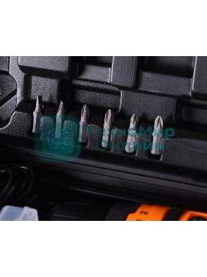 Дрель-шуруповерт аккумуляторная Вихрь ДА-16Л-2КА 72/14/49, Аккумуляторная, 16В, 2 АКБ, Кейс