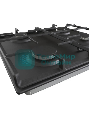 Газовая варочная панель Gorenje G641EXB, 4 конфорки, металл, черный