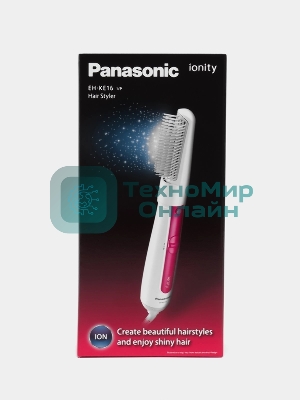 Фен-щетка Panasonic Styler EH-KE16-VP615 белый/розовый, 650 Вт, ионизация