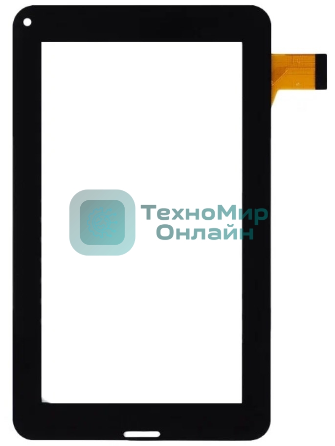 Сенсорное стекло (тачскрин) FM703906KD, черное
