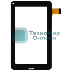 Сенсорное стекло (тачскрин) FM703906KD, черное