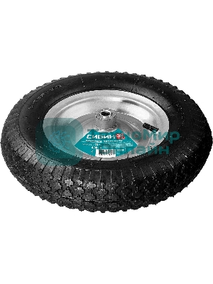 Колесо СИБИН СК-2 пневматическое для тачки 39904 380мм