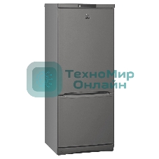 Холодильник Indesit ES 15 GA серебристый двухкамерный 189/54 л морозилка снизу