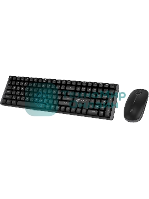 Комплект клавиатура+мышь Oklick S315W беспроводной, USB, 1600 DPI, чёрный